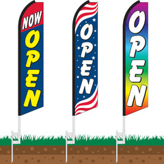 Open Swooper Feather Flags
