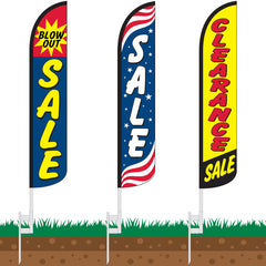Sale Wind-Free Feather Flags