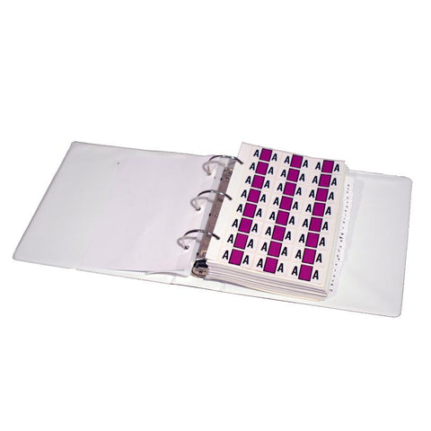 3 Ring Binder With Index Tabs For Label Sheets. - Does Not Include Labels