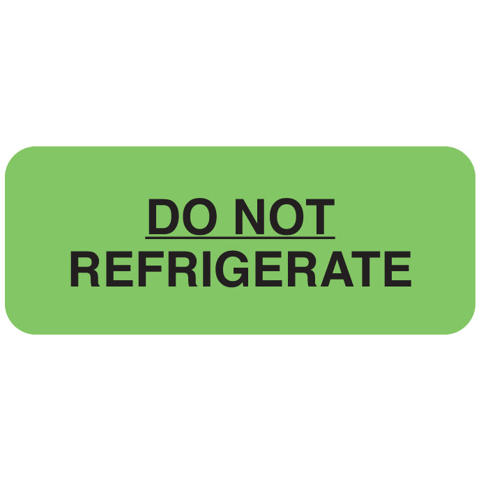 A1060 DO NOT REFRIGERATE- Fluorescent green, 1-7/8" X 3/4"(Roll of 250)