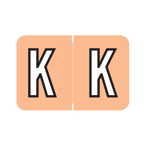 Barkley ACPM "K" Labels 1" X 1-1/2" Laminated- Roll of 500