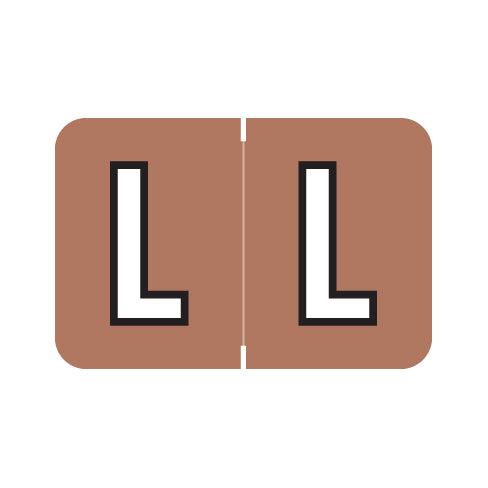 Barkley ACPM "L" Labels 1" X 1-1/2" Laminated- Roll of 500