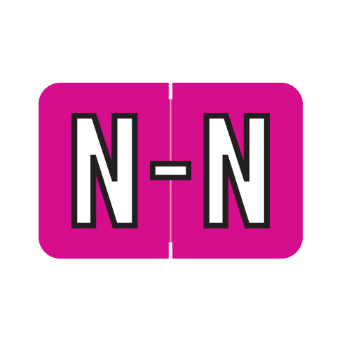 Barkley ACPM "N" Labels 1" X 1-1/2" Laminated- Roll of 500