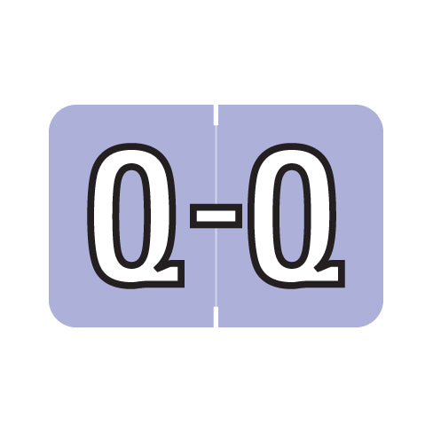 Barkley ACPM "Q" Labels 1" X 1-1/2" Laminated- Roll of 500