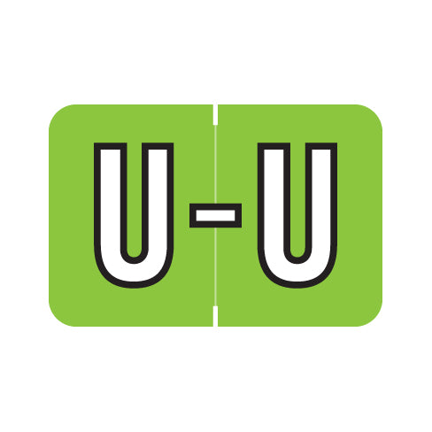 Barkley ACPM "U" Labels 1" X 1-1/2" Laminated- Roll of 500