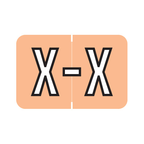 Barkley ACPM "X" Labels 1" X 1-1/2" Laminated- Roll of 500