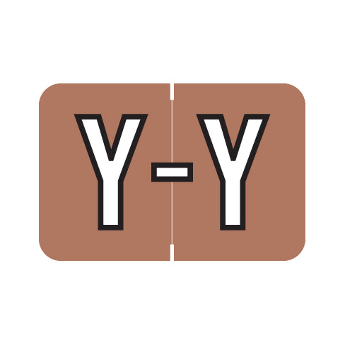 Barkley ACPM "Y" Labels 1" X 1-1/2" Laminated- Roll of 500