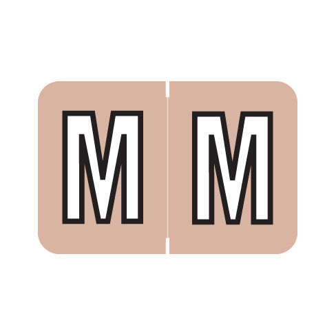 Barkley ACPM "M" Labels 1" X 1-1/2" Laminated- Roll of 500