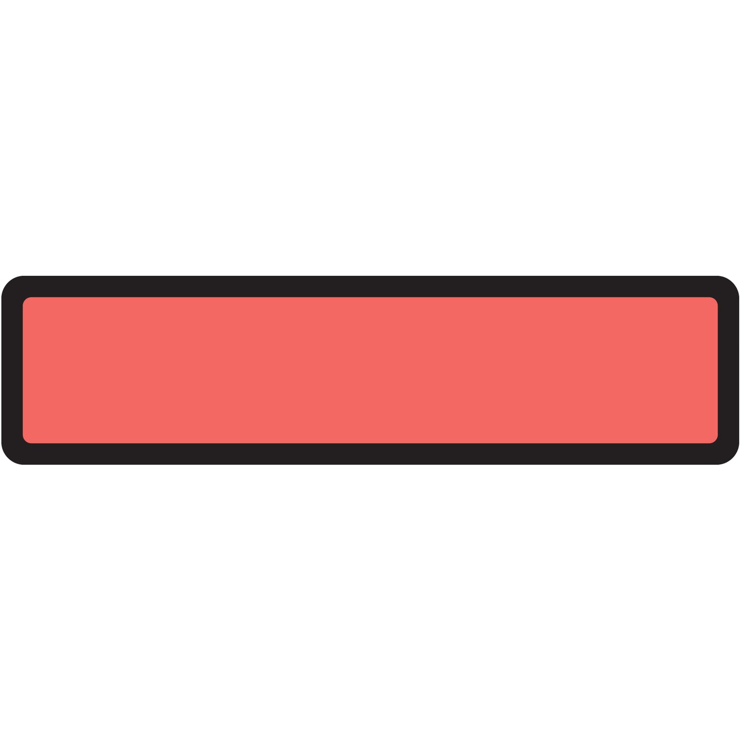 Salmon Blank Ring Binder Labels 1-3/8" x 5-3/8"- Roll of 200