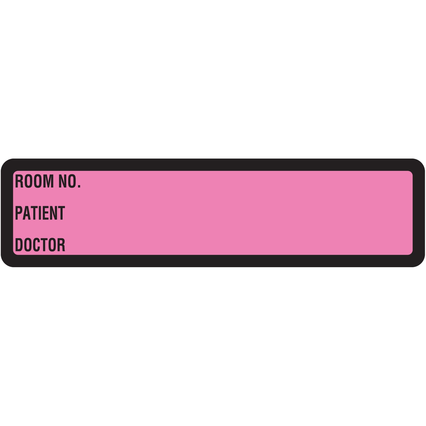 Rose Printed Ring Binder Labels 1-3/8" x 5-3/8"- Roll of 200