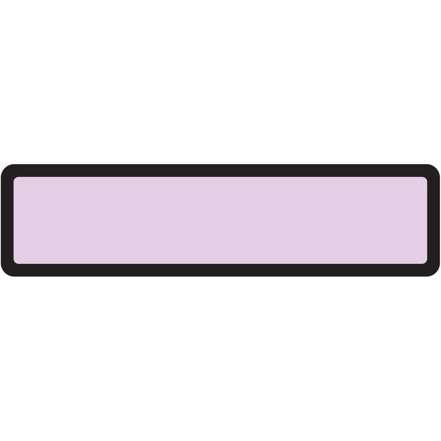 Lavender Blank Ring Binder Labels 1-3/8" x 5-3/8"- Roll of 200