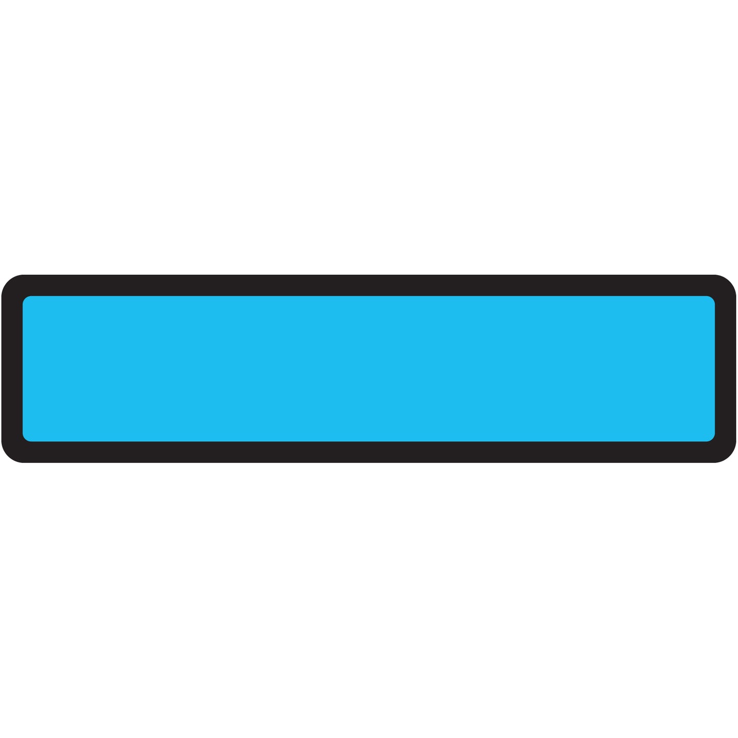 Blue Blank Ring Binder Labels 1-3/8" x 5-3/8"- Roll of 200