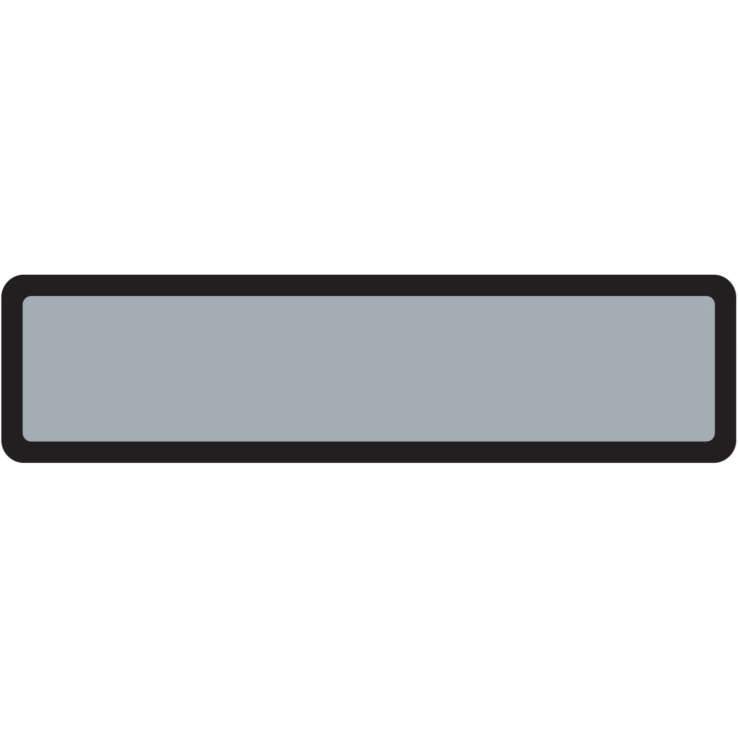 Gray Blank Ring Binder Labels 1-3/8" x 5-3/8"- Roll of 200