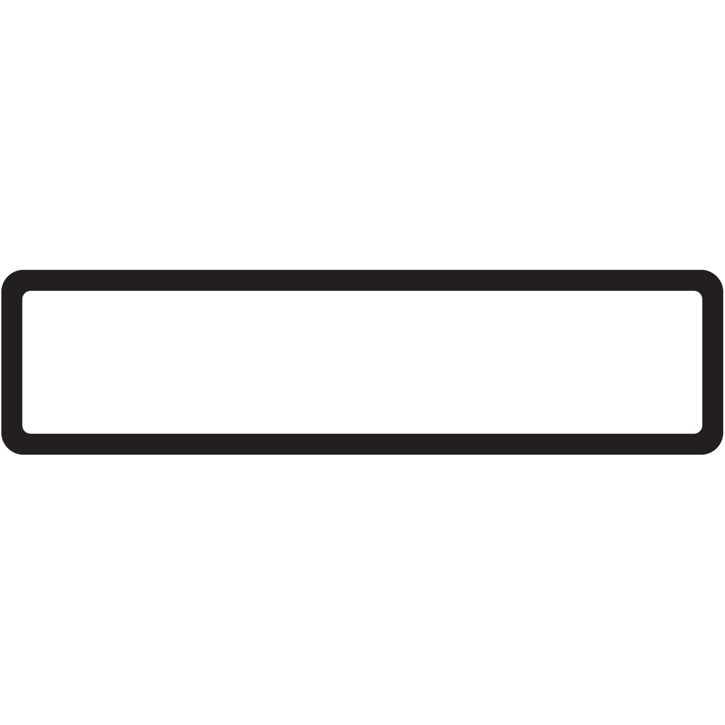 White Blank Ring Binder Labels 1-3/8" x 5-3/8"- Roll of 200