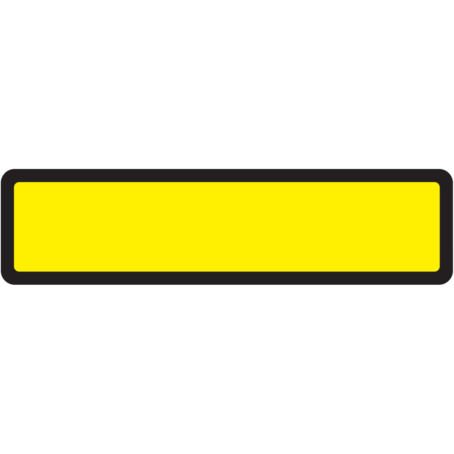 Yellow Blank Ring Binder Labels 1-3/8" x 5-3/8"- Roll of 200