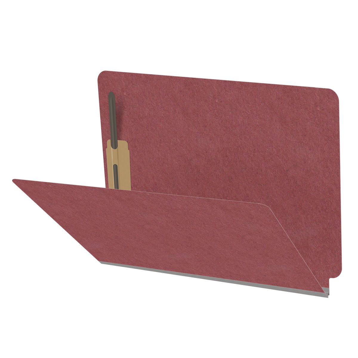 25 Pt Pressboard Folders, Full Cut End Tab, Letter Size, 2" Exp., Fastener Pos 1 & 3 (Box of 25)