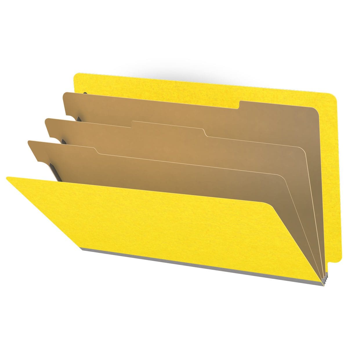 18 Pt. Classification Folders, Full Cut End Tab, Legal Size, 3 Dividers (Box of 10)