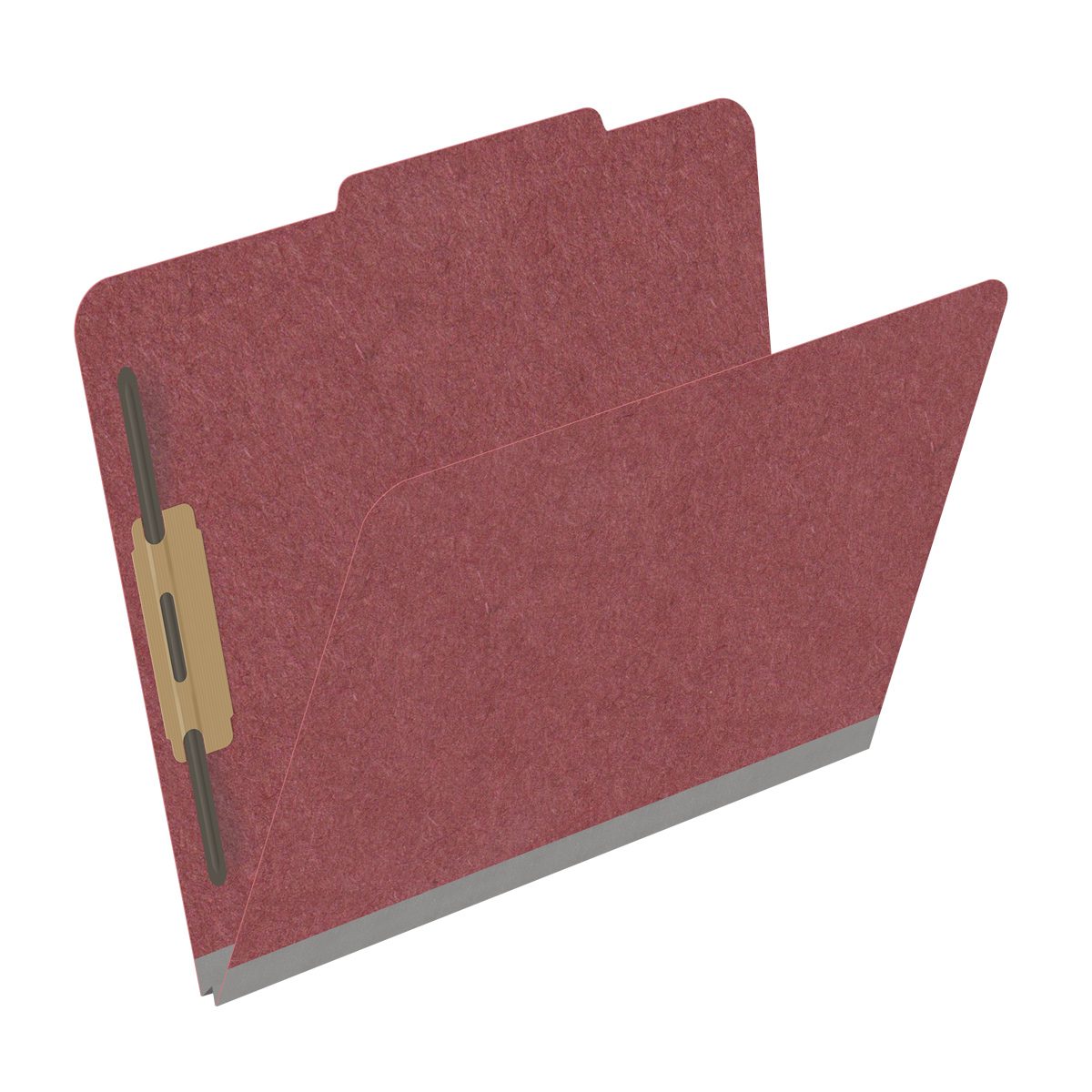 25 Pt. Pressboard Classification Folders, 2/5 Cut ROC Top Tab, Letter Size, Fastener Pos. 1 & 3, 2" Exp. (Box of 25)