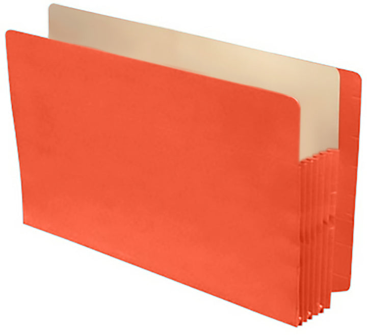 Color Expansion Pockets, Full End Tab, Tyvek Gussets, Legal Size, 5-1/4" Expansion (Carton of 250)
