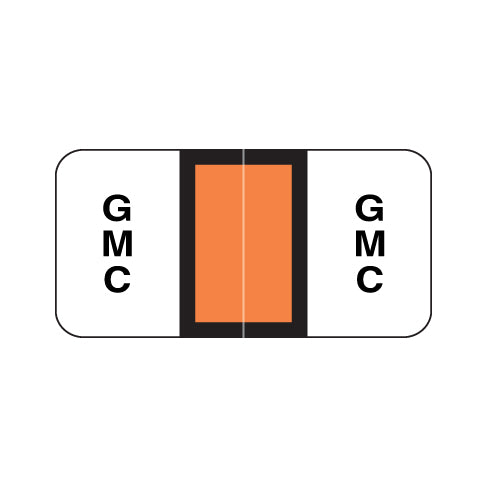 Reynolds & Reynolds Automotive GMC Labels 3/4" X 1-1/2" Laminated- Ring Binder Pack of 270