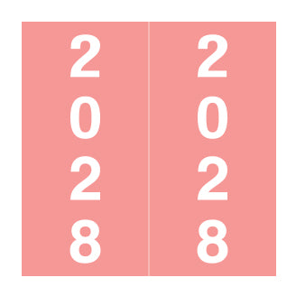 IFC Year 2028 labels, 1-7/8H x 1-7/8W Laminated- Roll of 500