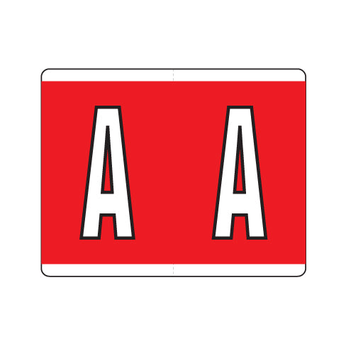 Kardex "A" Labels 1-1/4" X 1-1/2" Laminated- Roll of 500