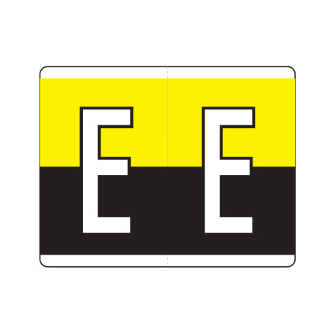 Kardex "E" Labels 1-1/4" X 1-1/2" Laminated- Roll of 500