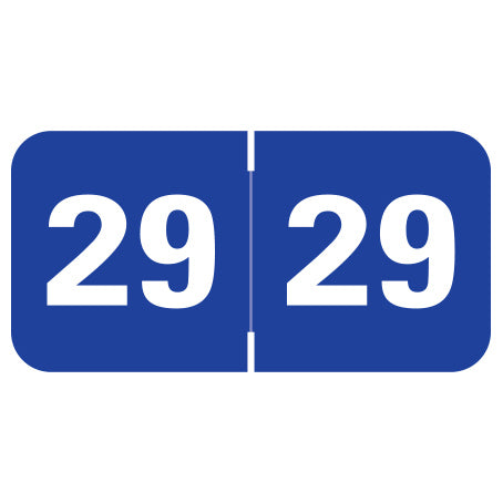 Medical Arts Press Year 29 Labels 3/4" X 1-1/2" Laminated- Roll of 500