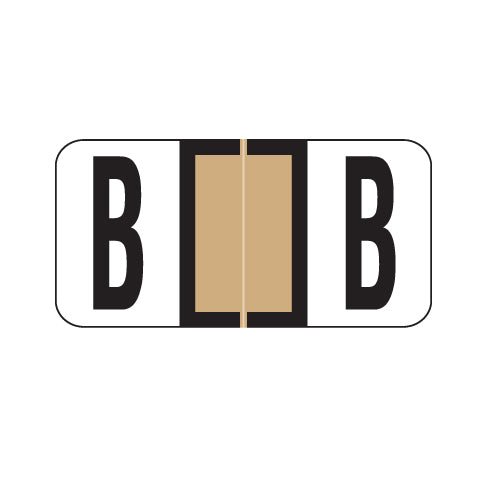 Reynolds & Reynolds 3800 "B" Labels 3/4" x 1-1/2" Laminated- Roll of 500