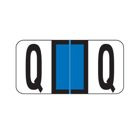 Reynolds & Reynolds 3800 "Q" Labels 3/4" x 1-1/2" Laminated- Roll of 500