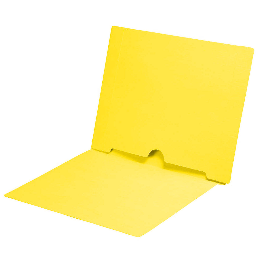 11 pt Color Folders, Letter Size End Tab Folder with Full Pocket on Inside Back Open Towards Spine (Box of 50)