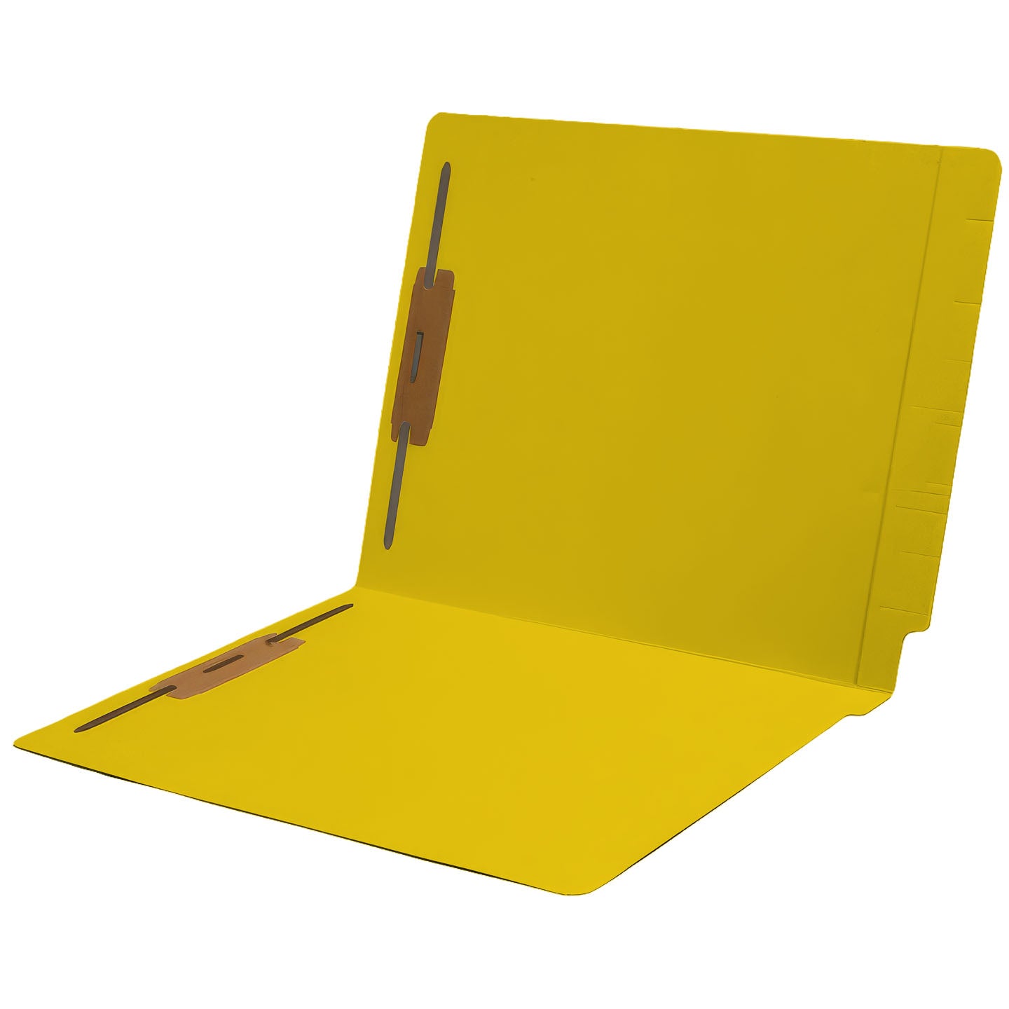 11 pt Color Folders, Full Cut 2-Ply End Tab, Letter Size, Fastener Pos #1 & #3 (Box of 50)