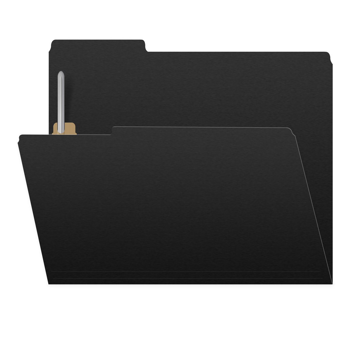 11 PT Color Folders, 1/3 Cut Top Tab - Assorted, 2″ Bonded Fastener on Inside Front and Back, Letter Size (Box of 50)