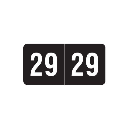 Smead Year 29 Labels, 1/2" X 1" Laminated- Roll of 500