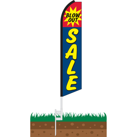 Blow Out Sale Swooper Feather Flag