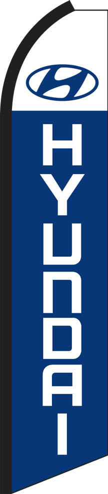 Hyundai Swooper Feather Flag