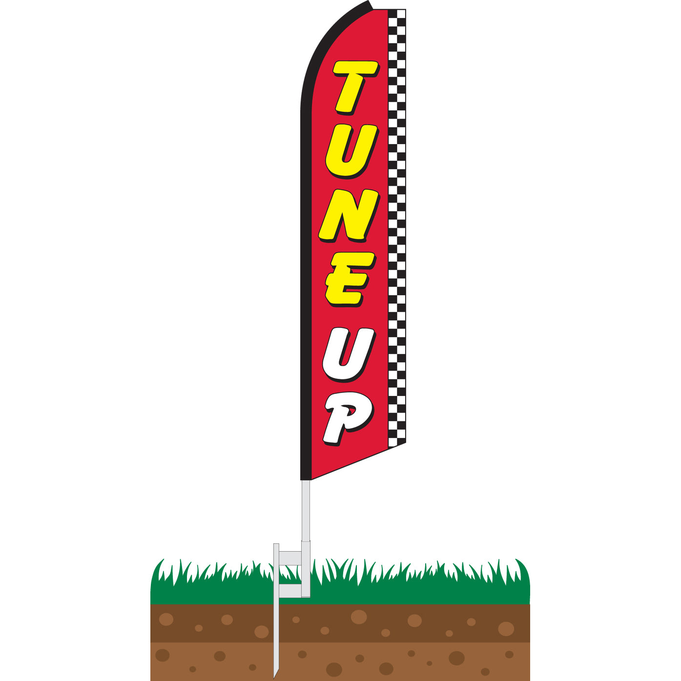 Tune Up Swooper Feather Flag