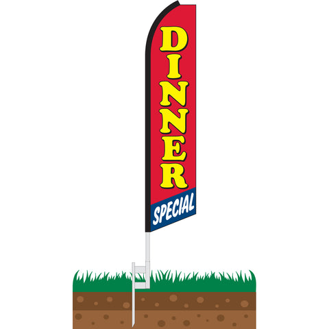Dinner Special Swooper Feather Flag