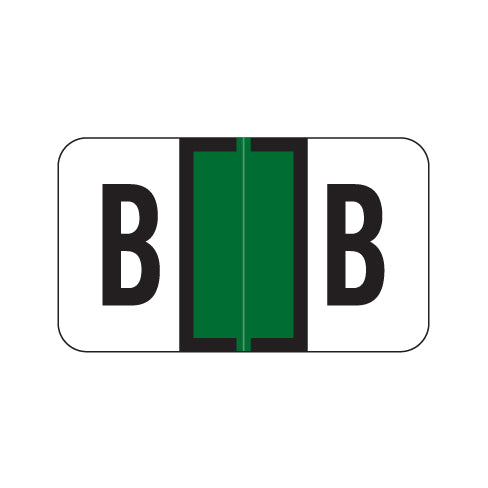 Jeter 7100 "B" Labels 15/16" X 1-5/8" Laminated- Pack of 225
