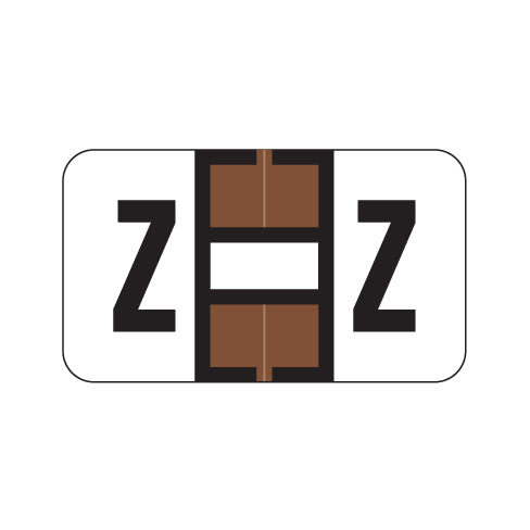 Jeter 7200 Alpha "Z" Labels 15/16" X 1-5/8" Laminated- Roll of 500