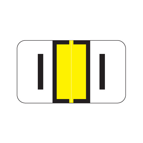 Safeguard 514 "I" Labels 15/16" X 1-5/8" Laminated- Roll of 500