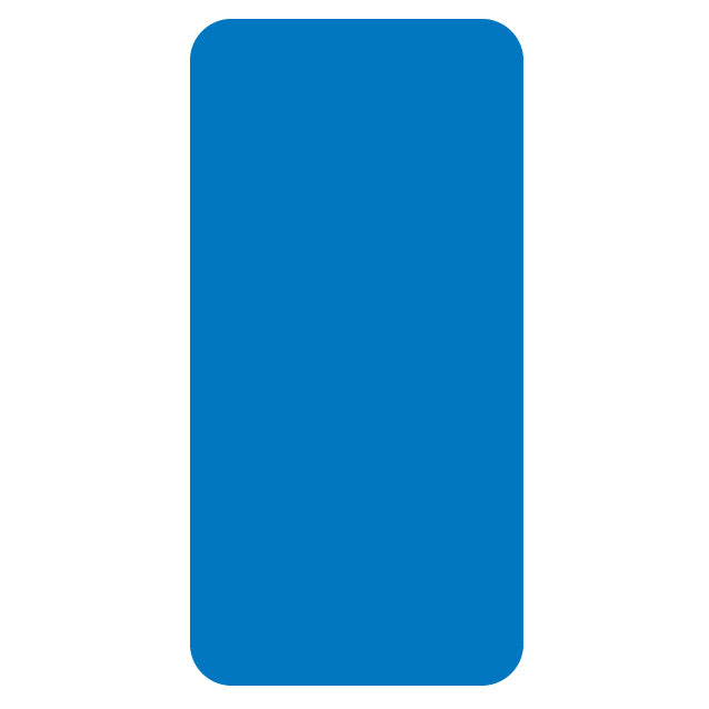 Smead CC Solid Blue Labels 2" X 1" Unlaminated- Roll of 250