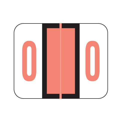 Smead BCCRN "0" Labels 1" X 1-1/4" Laminated- Roll of 500