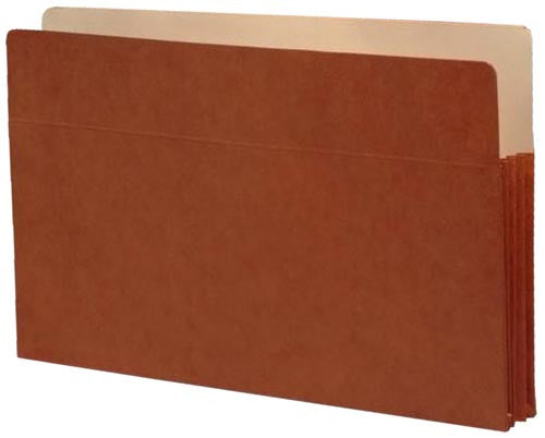 Economy Full Top Tab Expansion Pockets, Paper Gussets, Legal Size, 3-1/2" Expansion (Carton of 100) - Nationwide Filing Supplies