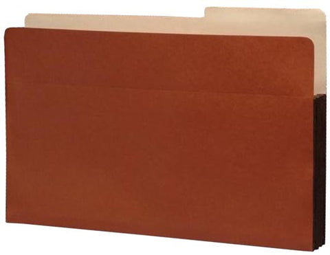1/2 Cut Top Tab Expansion Pockets, Tyvek Gussets, Legal Size, 3-1/2" Expansion (Carton of 100) - Nationwide Filing Supplies