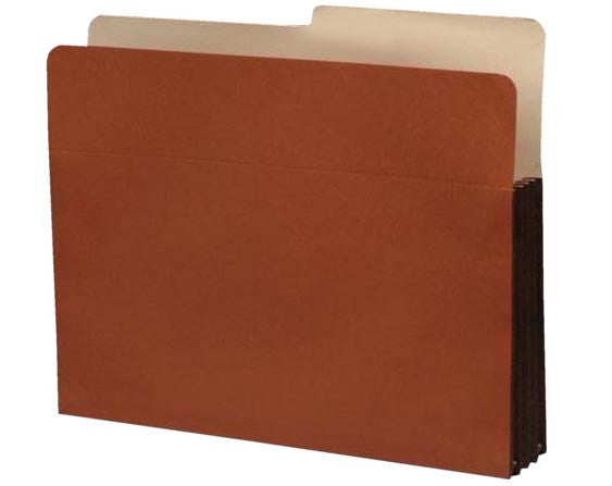 1/2 Cut Top Tab Expansion Pockets, Tyvek Gussets, Letter Size, 5-1/4" Expansion (Carton of 100) - Nationwide Filing Supplies