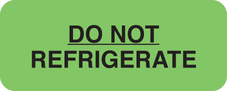 A1060 DO NOT REFRIGERATE- Fluorescent green, 1-7/8" X 3/4"(Roll of 250)