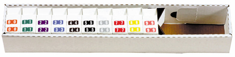 Complete Set Tab 1280 0-9 - Includes Organizing Tray
