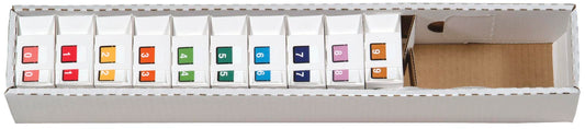 Complete Set Tab 1306 0-9 - Includes Organizing Tray