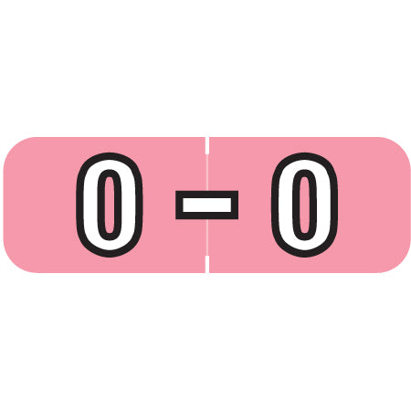 Barkley ABAM Alpha "O" Labels, 1/2" x 1-1/2" Laminated- Roll of 500